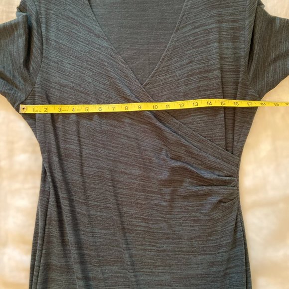 Philosophy knit faux wrap dress sz L - Picture 3 of 5